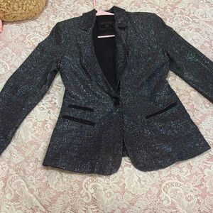 Guess Black Sparkle Women's Blazer